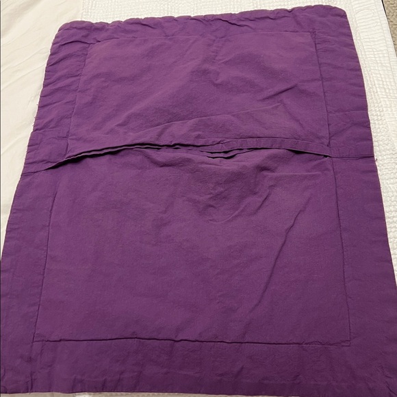 Purple Chenille Cotton Bedspread & 2 Shams Vintage Cottage Core- - Picture 9 of 14